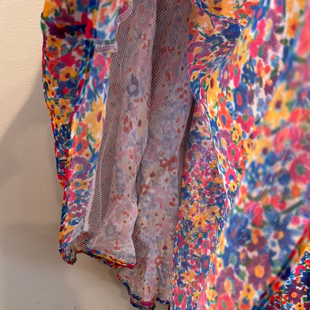 NWT For Love & Lemons Sasha Strapless Mini Dress‎ Large - Picture 4 of 9